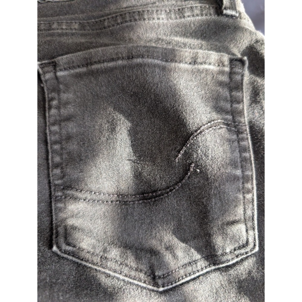Signature by Levi Strauss Womens Mid Rise Skinny Gray Stretch Denim Jeans 26x27 - Picture 9 of 11